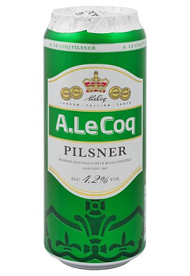 пиво a le cog pilsner 4,2% ж/б 0.5 л