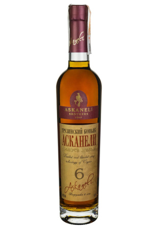 Коньяк Асканели 6 лет 0.5 л