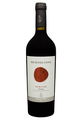 medaglione primitivo puglia красное сухое 0.75 л 