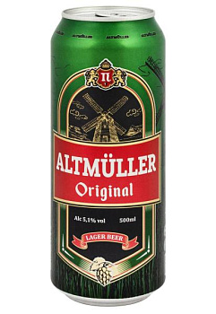 Пиво Altmuller светлое 5,1% ж/б 0.5 л пиво altmuller светлое 5,1% ж/б 0.5 л