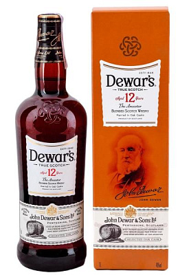 виски dewar's 12 y.o. special reserve в коробке 1 л