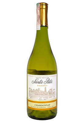 santa rita reserva chardonnay белое сухое 0.75 л