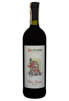 sarsitano vino rosso secco красное сухое new 0.75 л