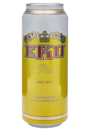 Пиво EKU Pils 4,9% ж/б 0.5 л фото Пиво EKU Pils 4,9% ж/б 0.5 л