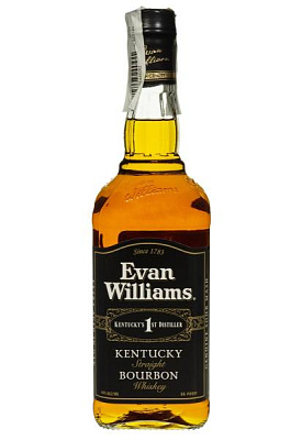 бурбон heaven hill distilleries evan williams black 0.75 л