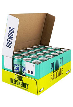 Упаковка Пиво BrewDog Planet Pale Ale ( ж/б 0.5 л 24 шт )  упаковка пиво brewdog planet pale ale ( ж/б 0.5 л 24 шт )