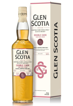 Виски Glen Scotia Double Cask Rum Cask Finish в коробке 0.7 л