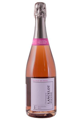 шампанское lancelot-pienne petale de rose brut 0.75 л