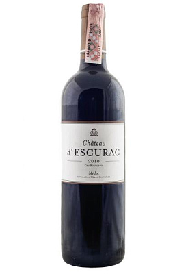 chateau d'escurac medoc красное сухое 0.75 л