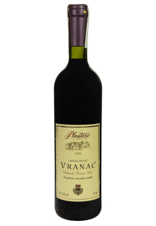 Plantaze Vranac Красное Сухое 0.75 л
