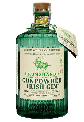 джин drumshanbo gunpowder irish gin сардинский цитрус 0.7 л