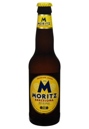 Пиво MORITZ 4,7% светлое стекло 0.33 л