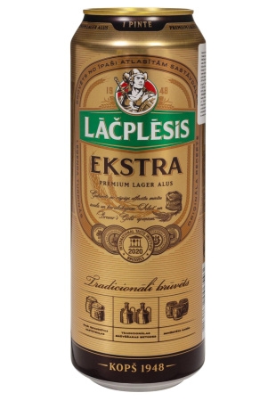 Пиво Lacplesis Ekstra 5,4% ж/б 0.568 л 