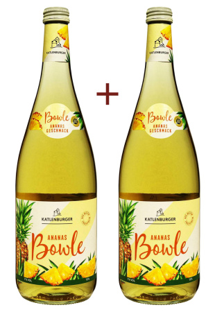 Набор Напиток на основе плодово-ягодного вина Ananas Bowle 1 (набор 2 х 1 л)