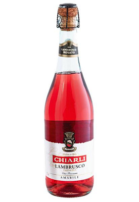 chiarli lambrusco rosato розовое сладкое 0.75 л