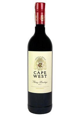 cape west shiraz pinotage красное сухое 0.75 л