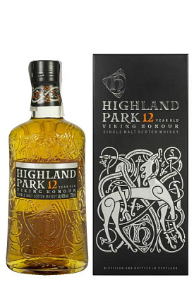 виски highland park 12 y.o. в тубусе 0.7 л