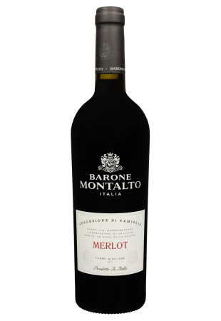 Barone Montalto Merlot Collezione di Famiglia Terre Siciliane IGP Красное Сухое 0.75 л 