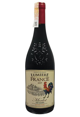 lumier de france merlot красное сухое 0.75 л