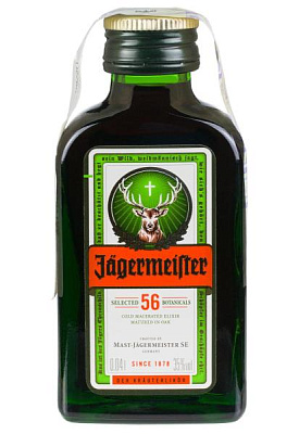 ликер jagermeister 0.04 л