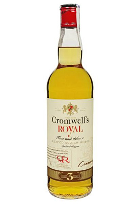 виски cromwell's royal blended scotch 0.7 л 