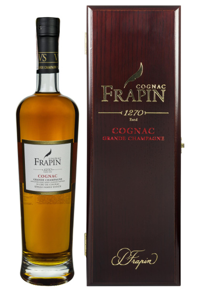 Коньяк Frapin 1270 в деревянной коробке 0.7 л  фото Коньяк Frapin 1270 в деревянной коробке 0.7 л