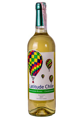latitude chile sauvignon blanc chardonnay полусладкое 0.75 л