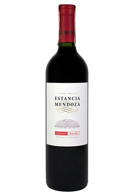 estancia mendoza cabernet malbec красное сухое 0.75 л