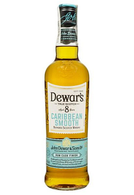 виски dewar's caribbean smooth 8 y.o 0.7 л