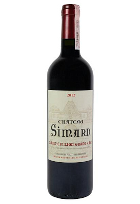 chateau simard 2012 красное сухое 0.75 л