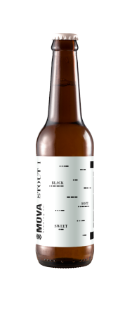 Пиво MOVA Stout I темное 4,9% 0.33 л фото Пиво MOVA Stout I темное 4,9% 0.33 л