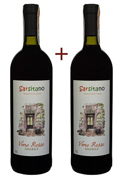 Набор вина Sarsitano Vino Rosso Amabile Красное Полусладкое NEW 0.75 (набор 2 х 0.75 л) набор вина sarsitano vino rosso amabile красное полусладкое new 0.75 (набор 2 х 0.75 л)