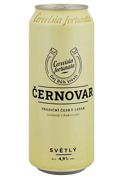 Пиво Cernovar 4,9% світле з/б 0.5 л  пиво cernovar 4,9% светлое ж/б 0.5 л