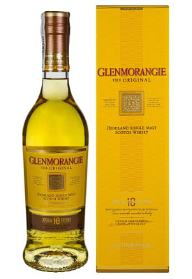 виски glenmorangie original 10 y.o. в коробке 0.5 л 