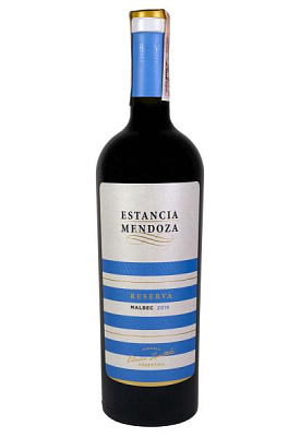 estancia mendoza malbec reserva красное сухое 0.75 л