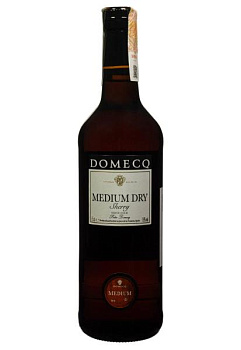 Херес Medium Dry Domecq Кріплене Біле Напівсухе 0.75 л херес medium dry domecq крепленое белое полусухое 0.75 л