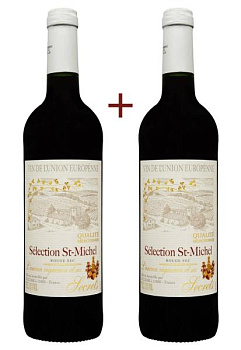 Набор вина Selection St-Michel Красное Сухое 0.75 (набор 2 х 0.75 л) набор вина selection st-michel красное сухое 0.75 (набор 2 х 0.75 л)