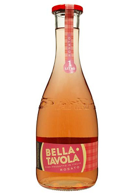 bella tavola rosato розовое полусухое 1 л