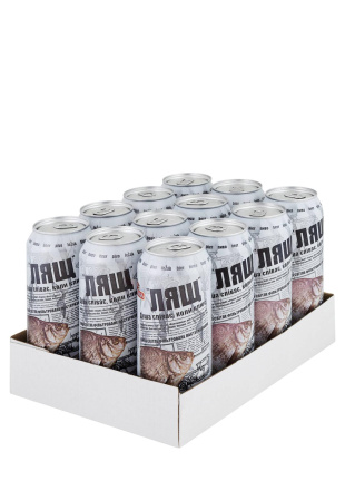 Упаковка Пиво Лящ ( 4,9% светлое ж/б 0.5 л 12 шт ) 