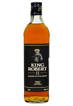Виски King Robert II Blended Scotch 0.7 л виски king robert ii blended scotch 0.7 л