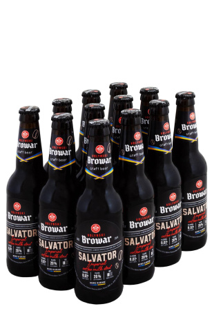 Упаковка Пиво Salvator ( 8% темное н/ф 0.35 л 12 шт ) 