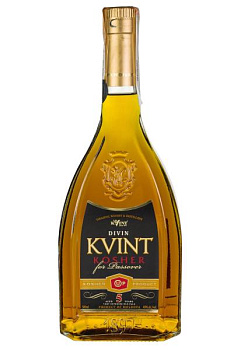 Бренді Kvint Kosher 5 років 0.5 л бренди kvint kosher 5 лет 0.5 л