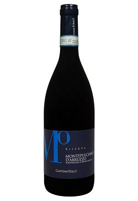 cantina tollo montepulciano d`abruzzo riserva 2018 0.75 л