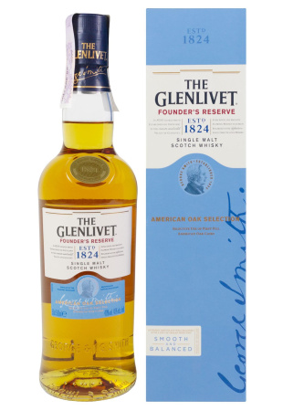 Виски The Glenlivet Founder's Reserve в коробке 0.5 л