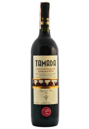Tamada Напареули Красное Сухое 0.75 л