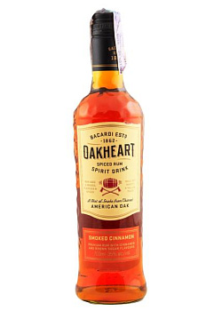 Ром Bacardi Oakheart Smoked Cinnamon 0.7 л ром bacardi oakheart smoked cinnamon 0.7 л