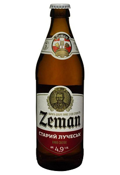 Пиво Земан Старий Лучеськ 4,9% світле 0.5 л пиво земан старый луческ 4,9% светлое 0.5 л