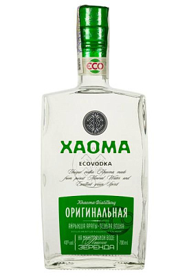 водка xaoma оригинальная на мин.воде региона зеренда 0.7 л 