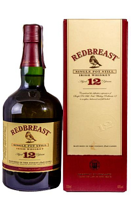 виски redbreast 12 y.o. в коробке 0.7 л