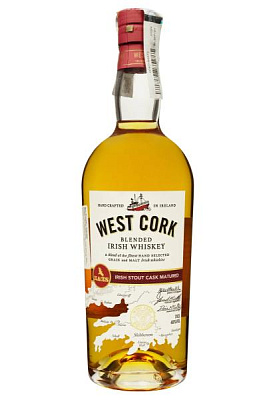 виски west cork stout cask 0.7 л